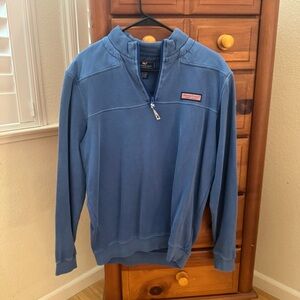 Vineyard Vines Blue Quarter-Zip Pullover
